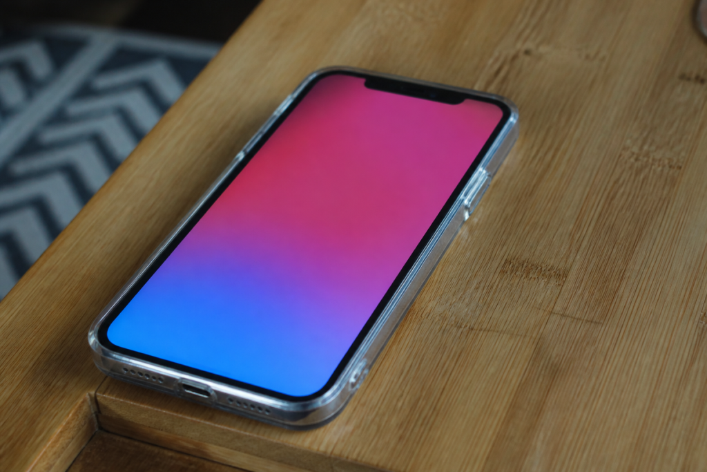 Telephone affichant message lumineux colore